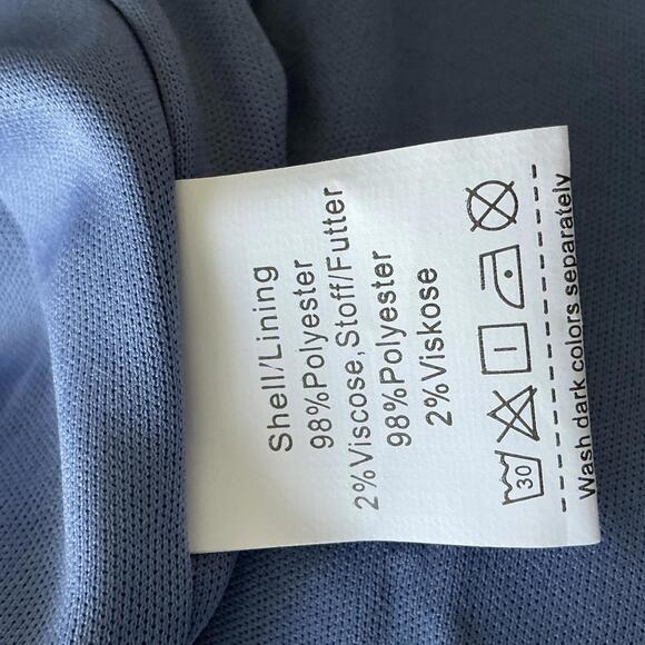 Grace Karin Women's Blue Long Sleeve Dress Size 10 - Picture 4 of 5